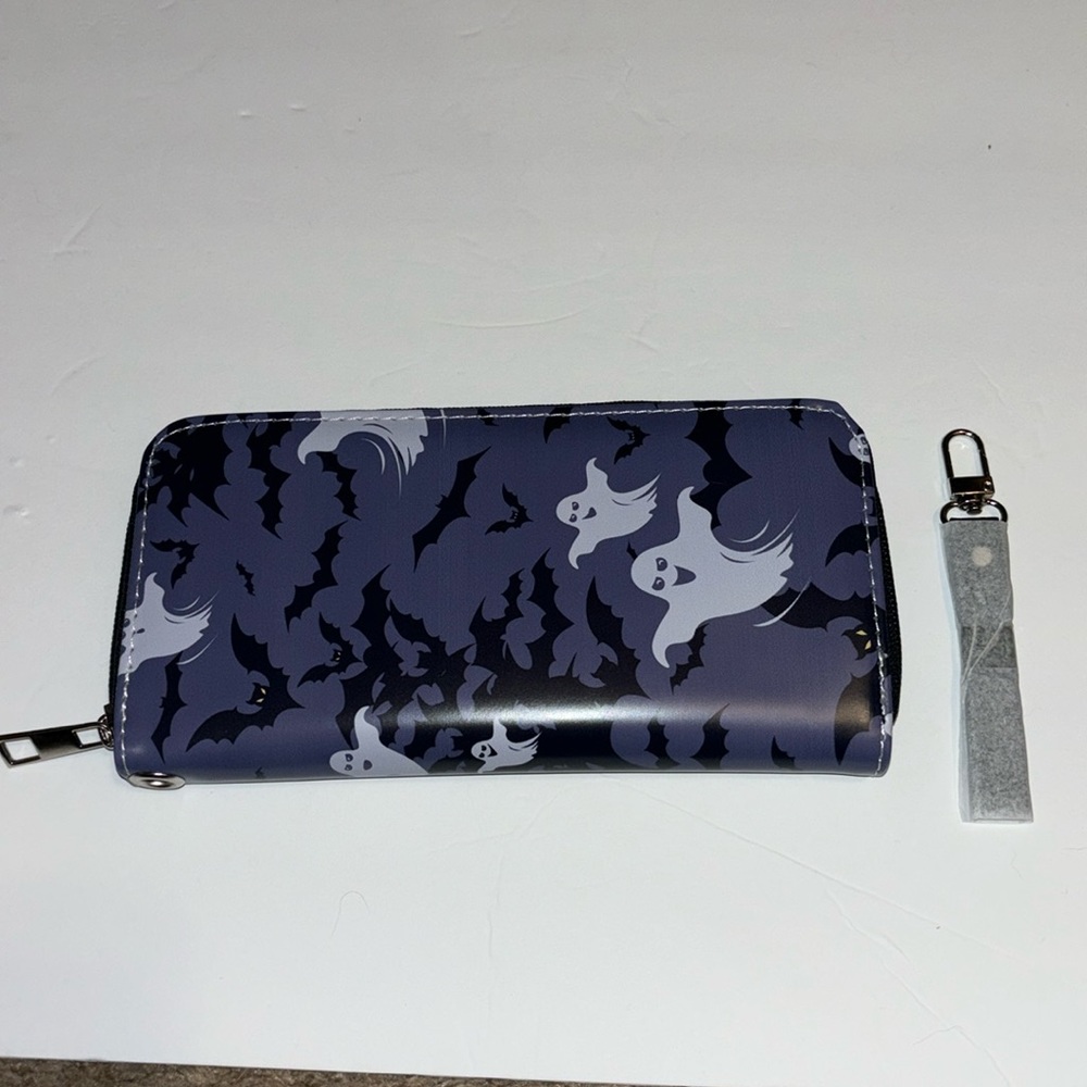 Spooky clutch wallet